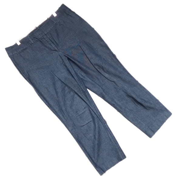 ANN TAYLOR FACTORY Grey Slit Pocketed Dress Pants - Picture 1 of 8